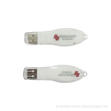 USB Flash Drive, Glow USB Flash Drive, from 128MB to 64GB with Logo Imprinting Free